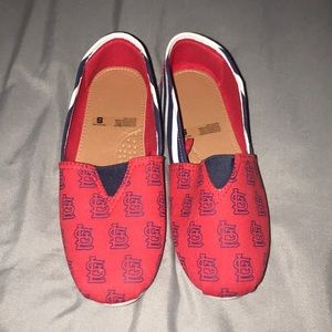 St Louis Cardinals “Toms” slip ons